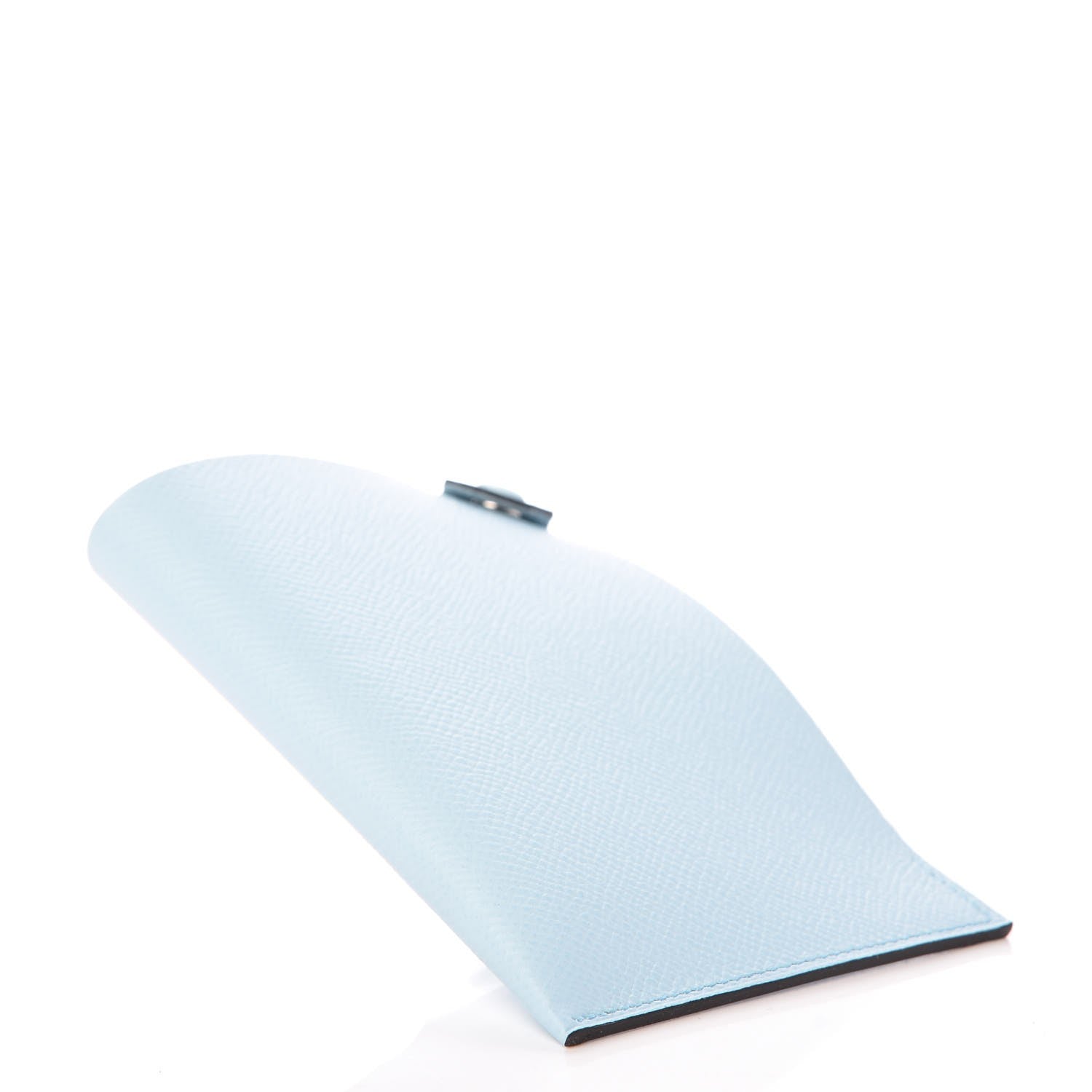 Hermes Epsom Tarmac PM Passport Holder Bleu Zephyr 4 of 7