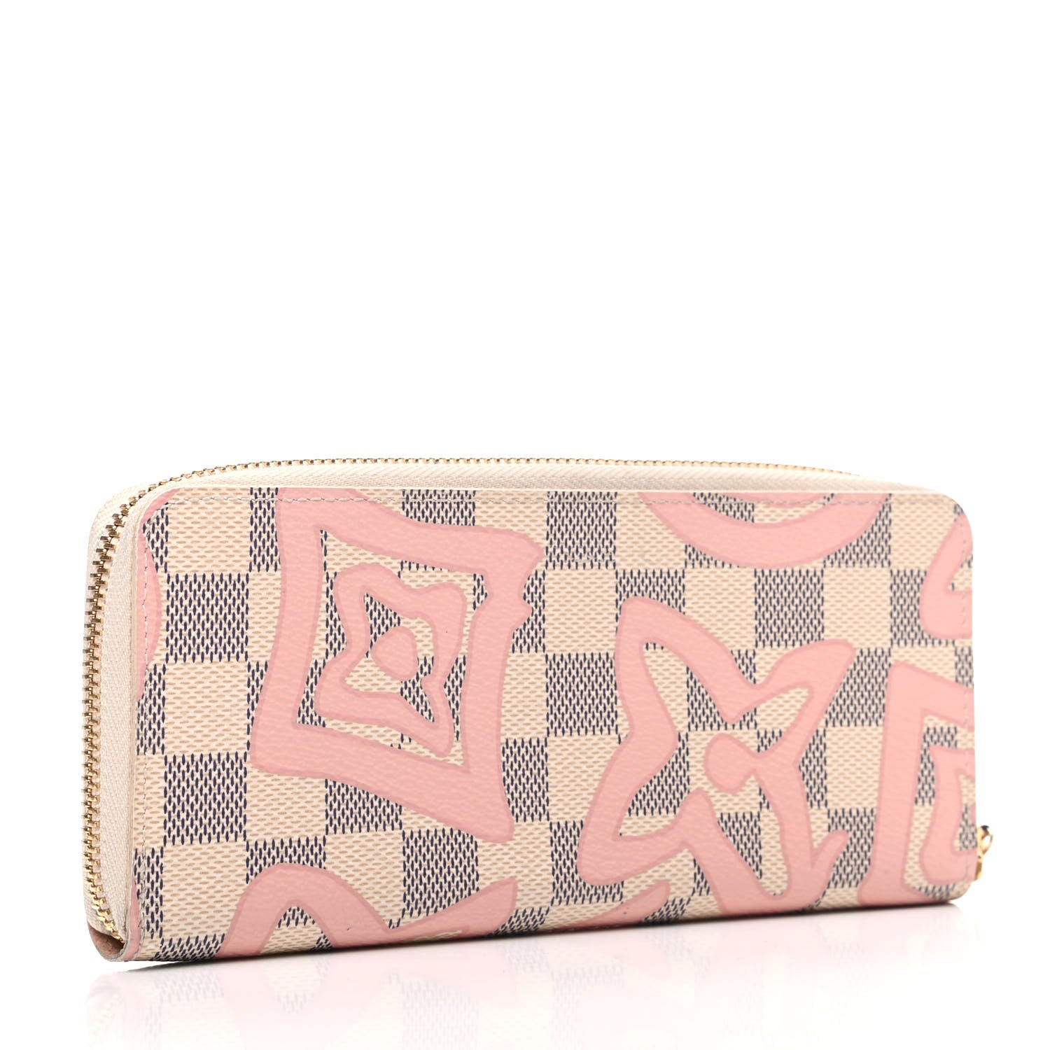 Louis Vuitton Damier Azur Tahitienne Clemence Wallet 3 of 8