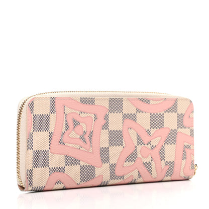 Louis Vuitton Damier Azur Tahitienne Clemence Wallet 3 of 8
