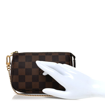 Louis Vuitton Damier Ebene Mini Pochette Accessories 2 of 8