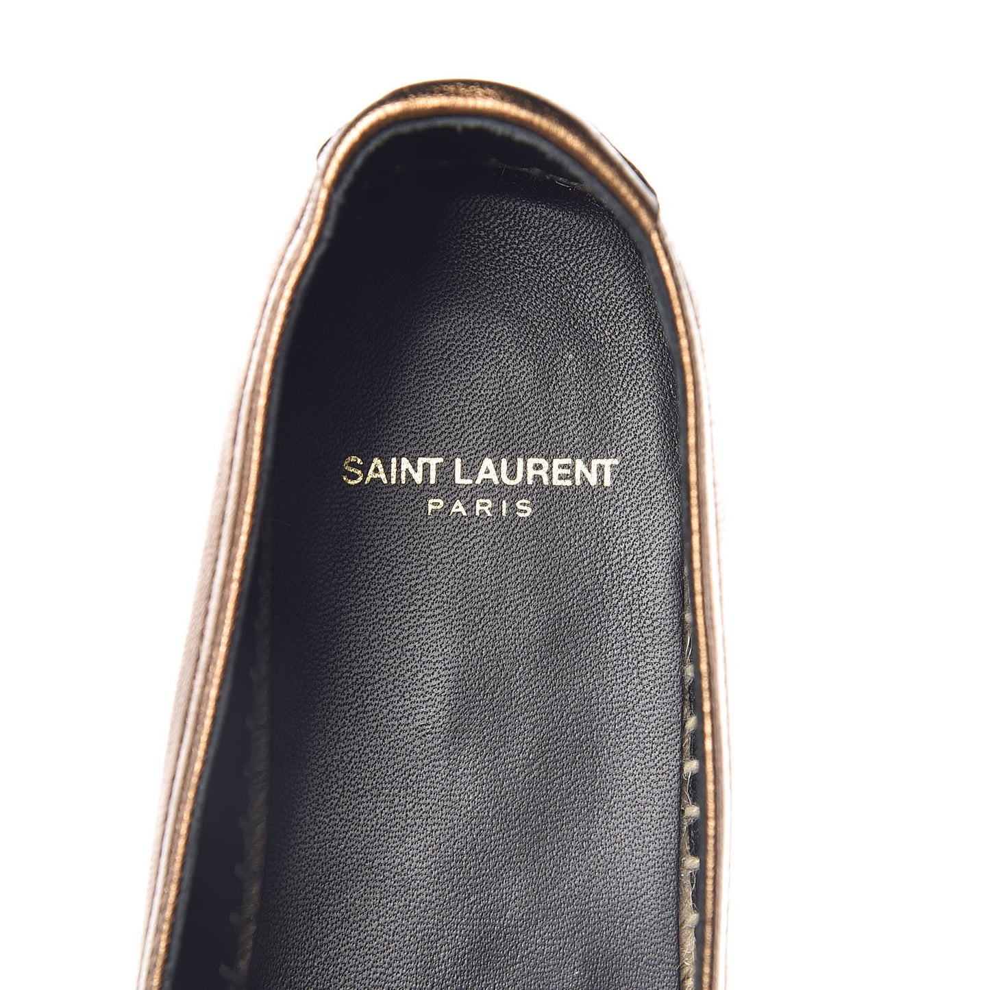 Metallic Lambskin Monogram Espadrilles 37 Metal Carry
