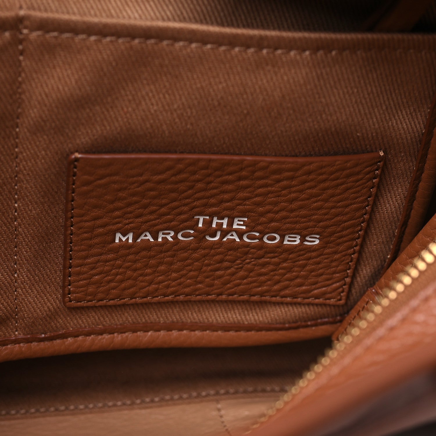 Marc Jacobs Grained Calfskin Medium The Tote Bag Argan Oil 6 of 10