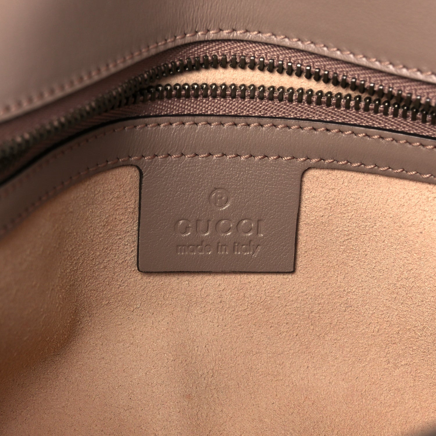 Gucci Calfskin Matelasse Small GG Marmont Shoulder Bag Porcelain Rose 6 of 11