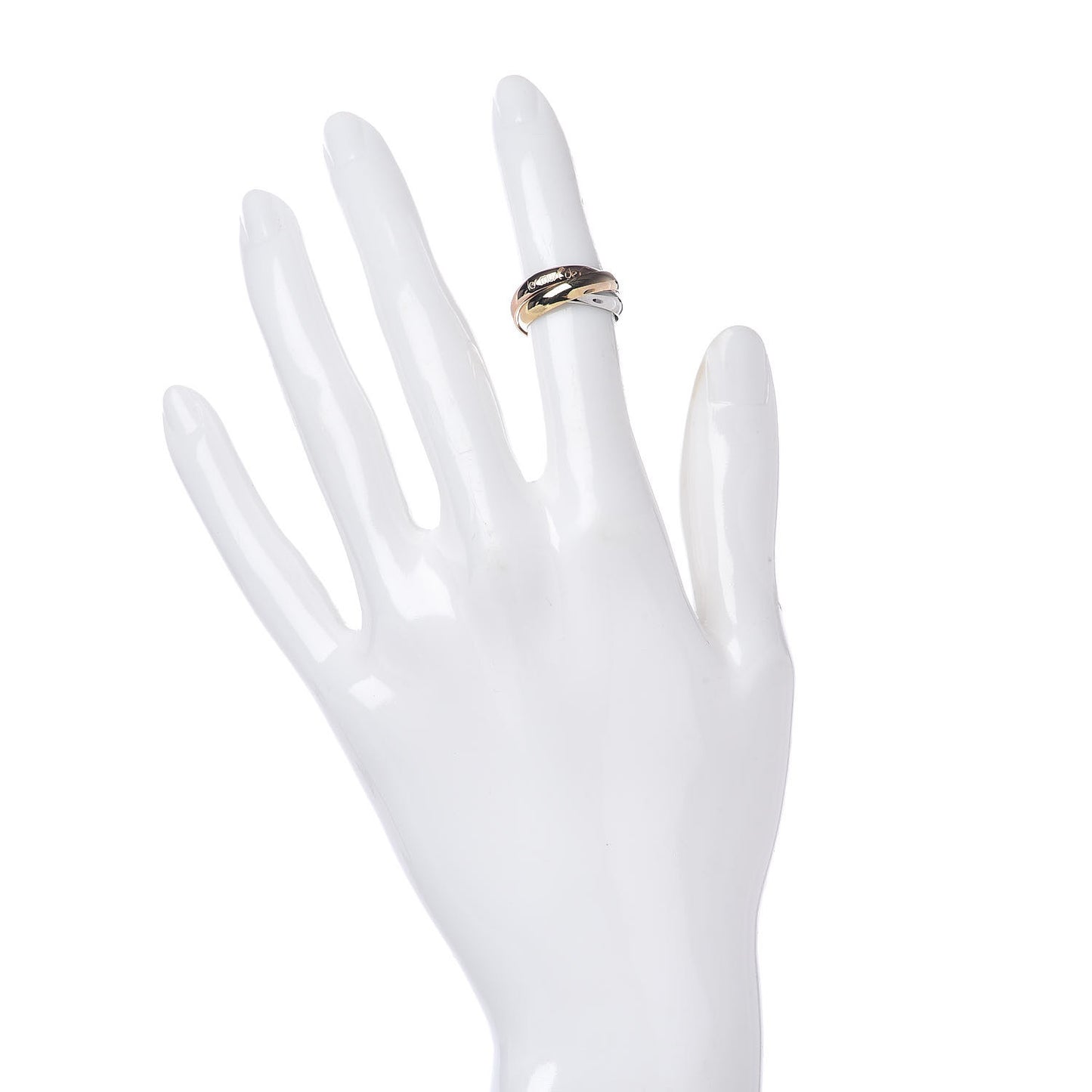 18K Pink Yellow White Gold Classic Les Must De Trinity Ring 47 4