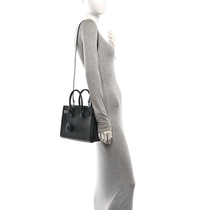 Saint Laurent Grain de Poudre Baby Sac De Jour Black 2 of 10