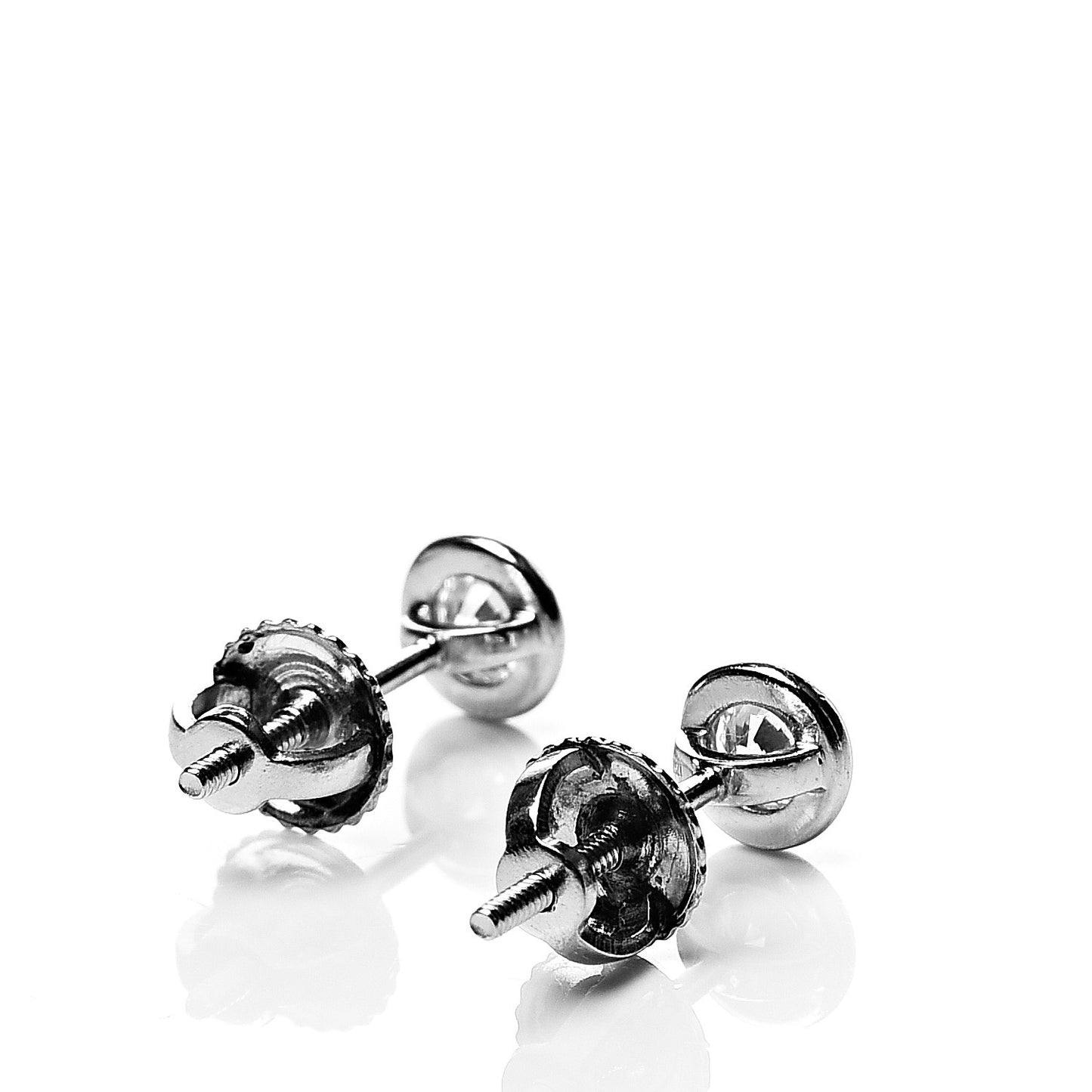 Platinum Diamond .40ctw Elsa Peretti Diamonds By The Yard Earrings