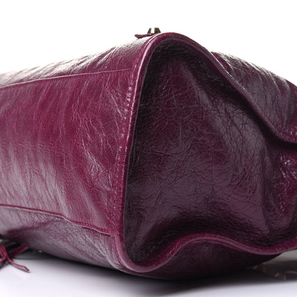 Balenciaga Agneau Classic Gold Hardware City Violet Prune 9 of 9