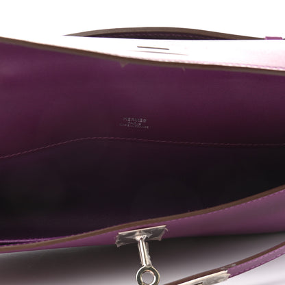 Hermes Swift Kelly Cut Clutch Pochette Anemone 5 of 8
