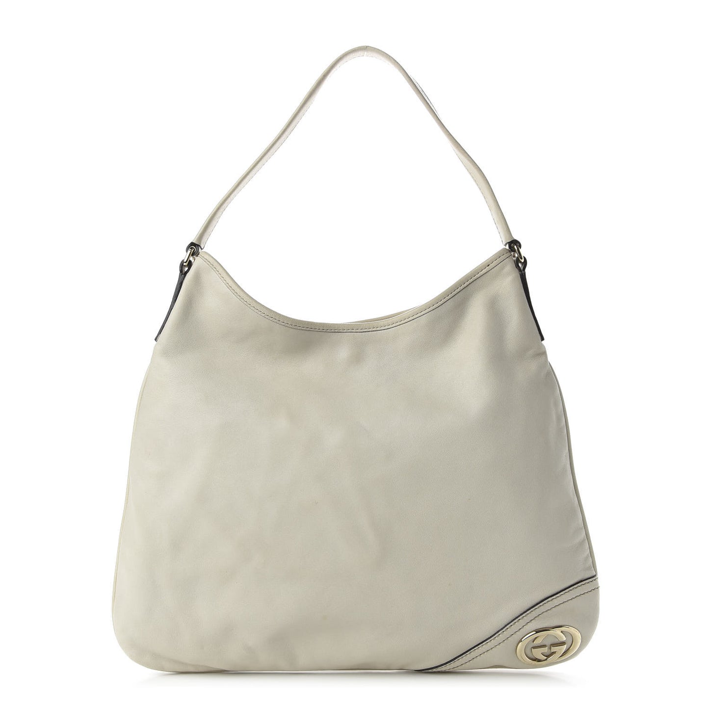 Calfskin Medium New Britt Hobo Off White