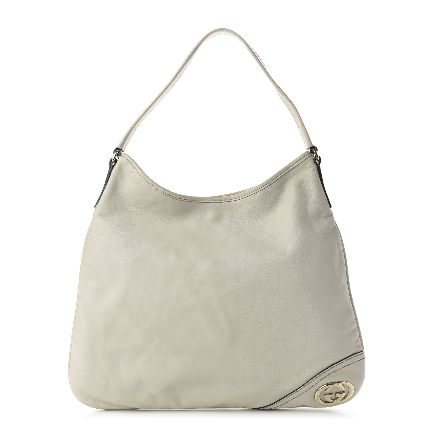 Gucci Calfskin Medium New Britt Hobo Off White 1 of 10