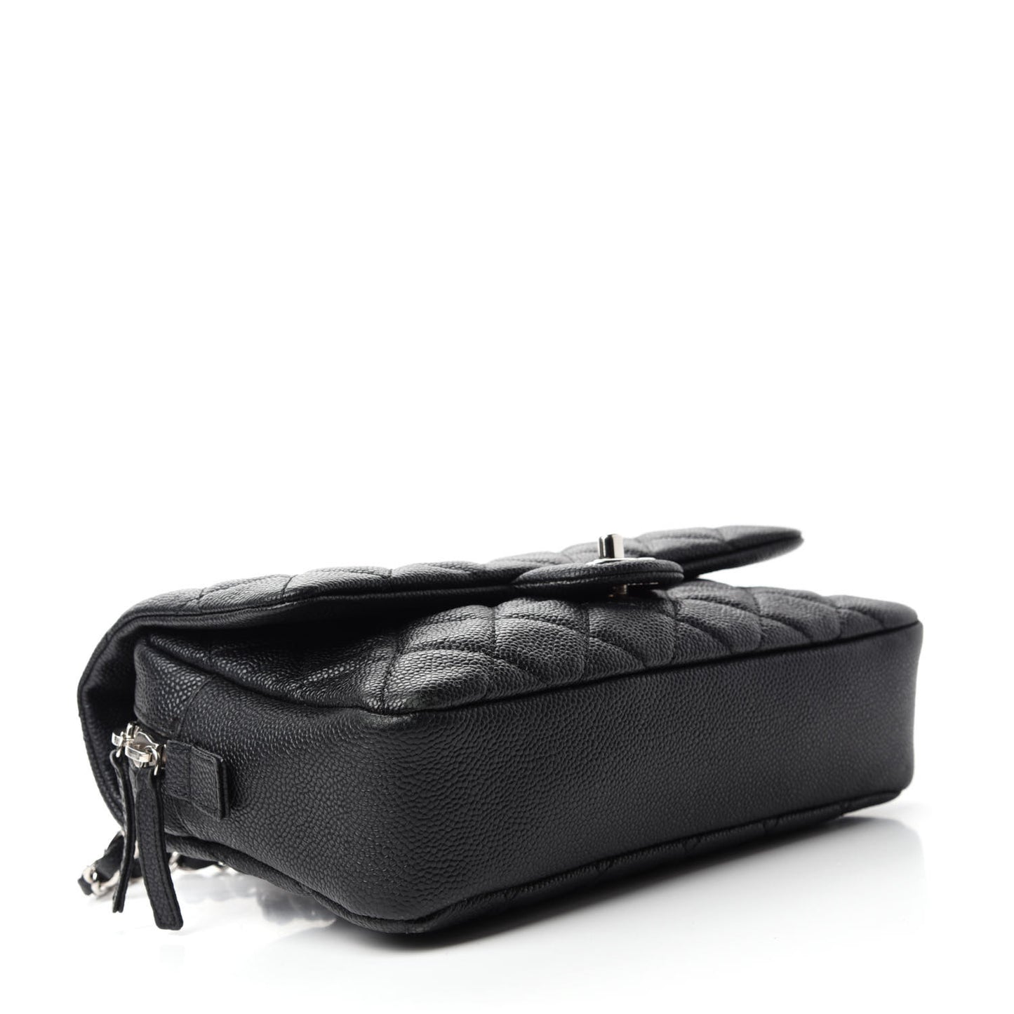 Caviar Quilted Medium Easy Flap Black