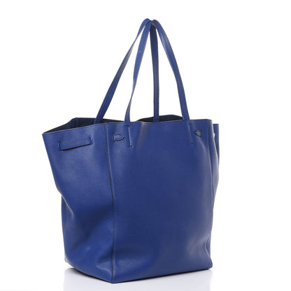 Celine Soft Grained Calfskin Medium Belt Cabas Phantom Indigo 3 of 12
