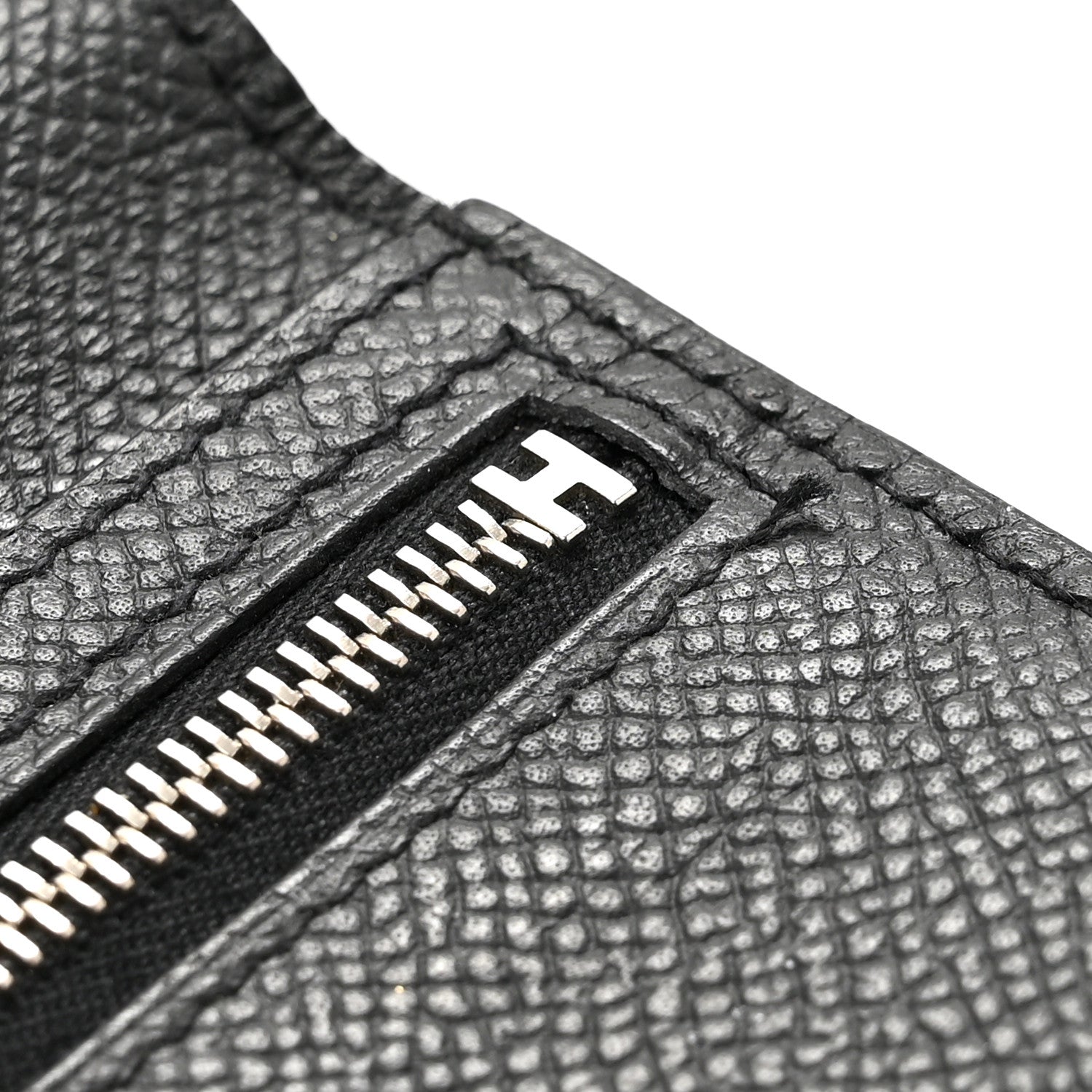 Hermes Epsom Tri-Fold Bearn Gusset Wallet Black 7 of 11