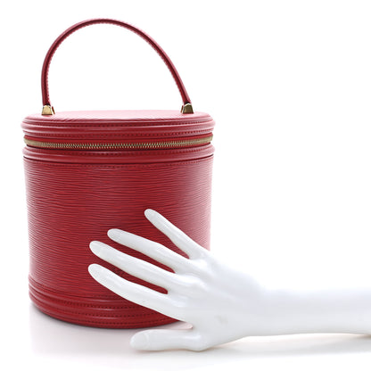 Louis Vuitton Epi Cannes Castillan Red 2 of 9