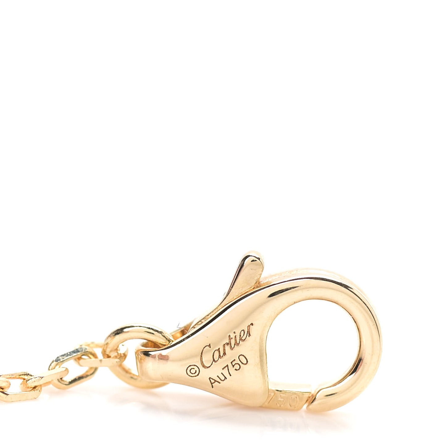 18K Yellow Gold Diamond SM D'Amour Pendant Necklace