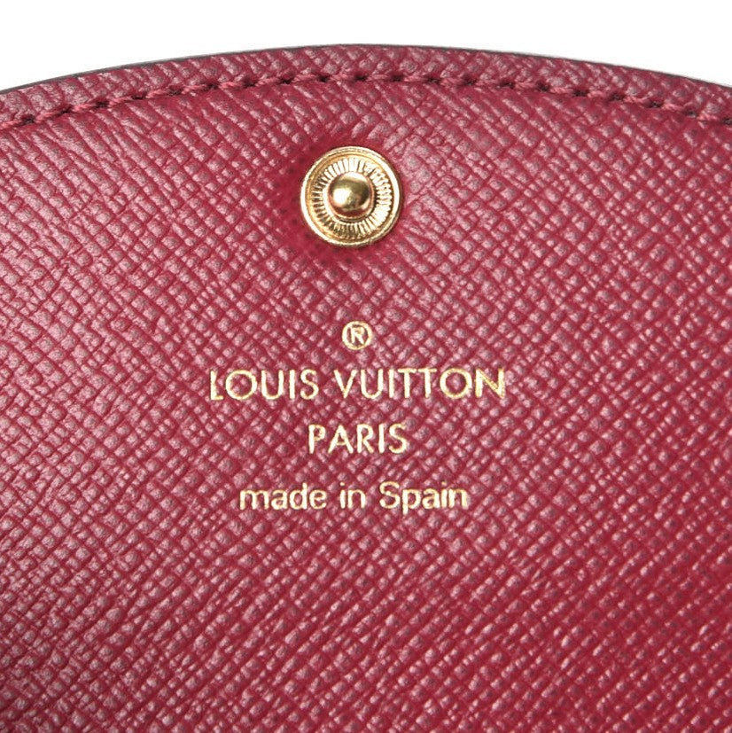 Monogram Rosalie Coin Purse Fuchsia