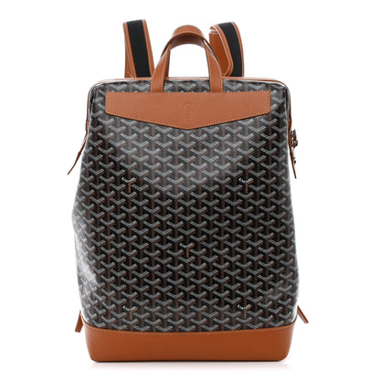 Goyard Goyardine Calfskin Cisalpin Backpack Black Gold 1 of 9