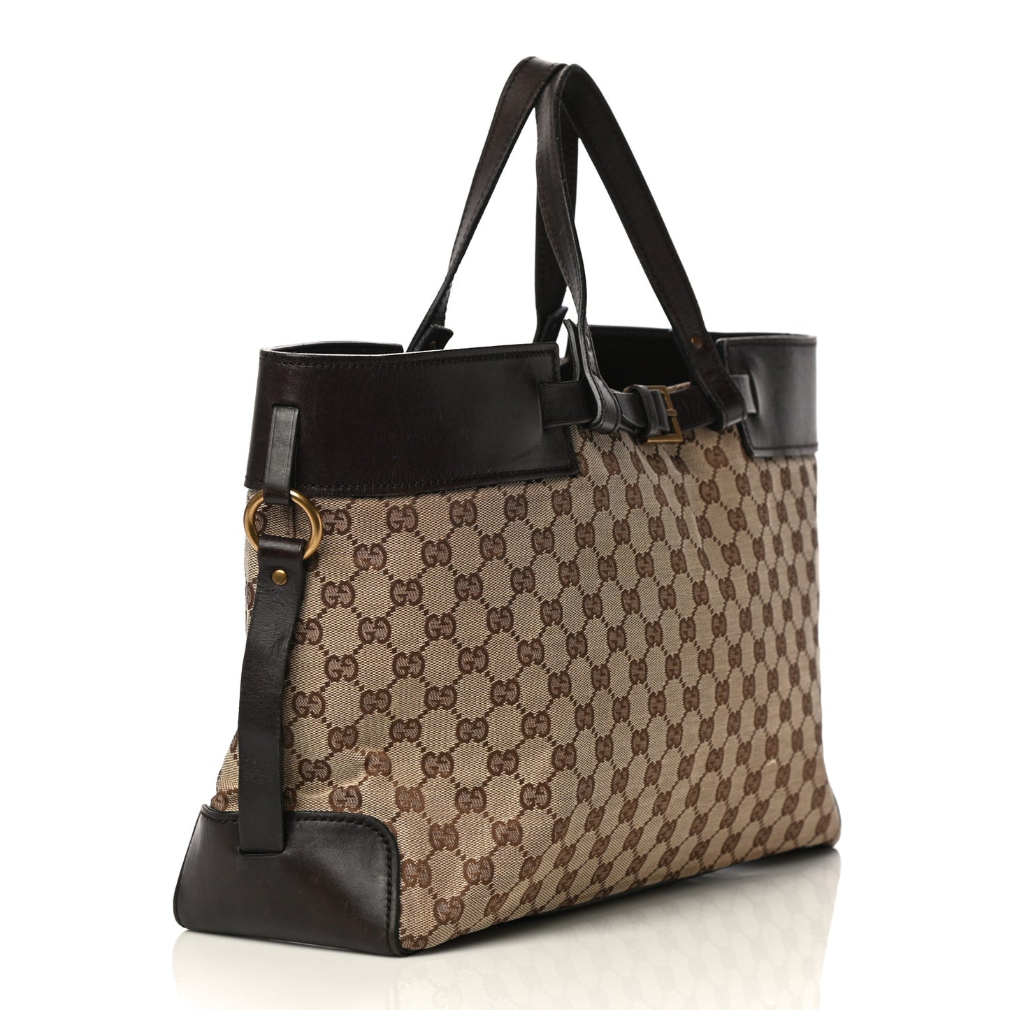 Monogram Tote Brown