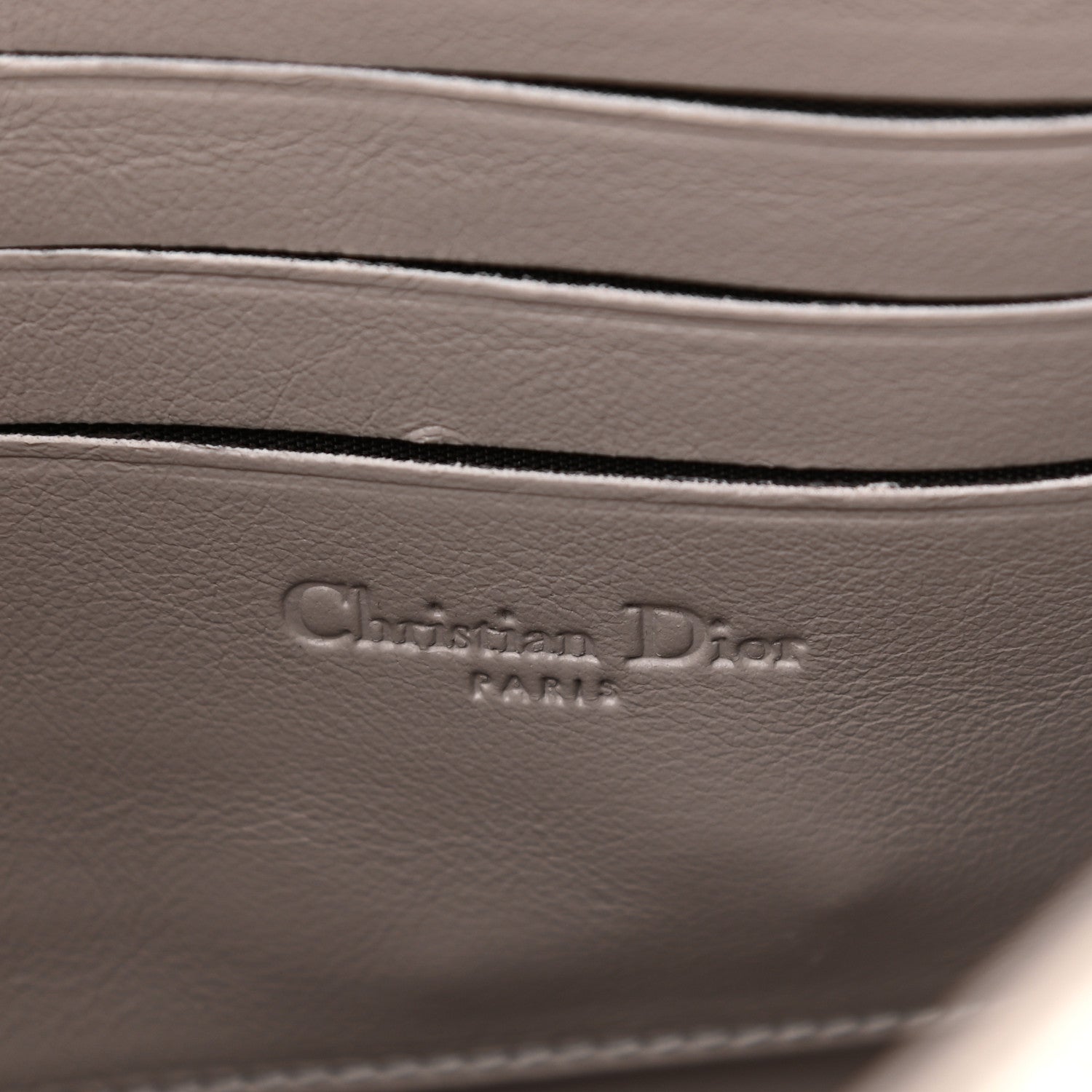 Christian Dior Patent Cannage New Lock Pouch Grey 6 of 10