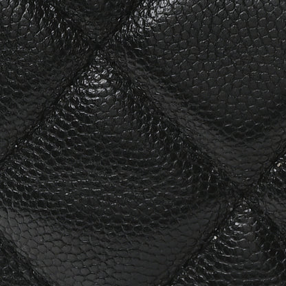 Chanel Caviar Quilted Large Rolled Up Bucket Drawstring Bag Black 8 of 10