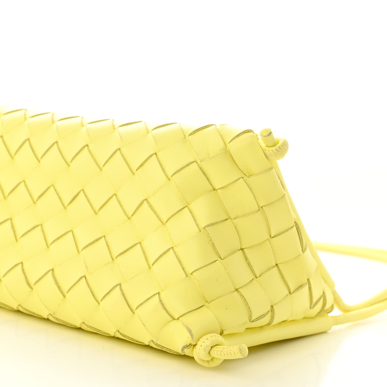 Bottega Veneta Nappa Intrecciato Pouch On Strap Lantern Gold 9 of 9