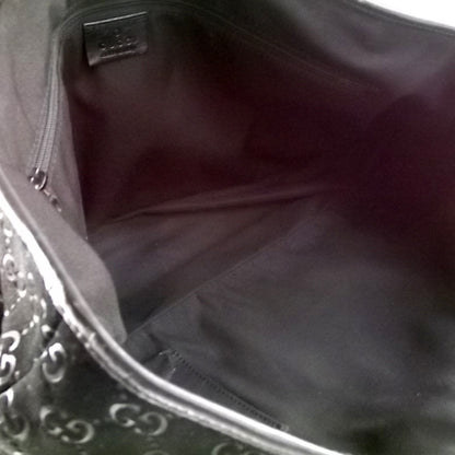 Gucci Guccissima Suede Tote Black 6 of 8