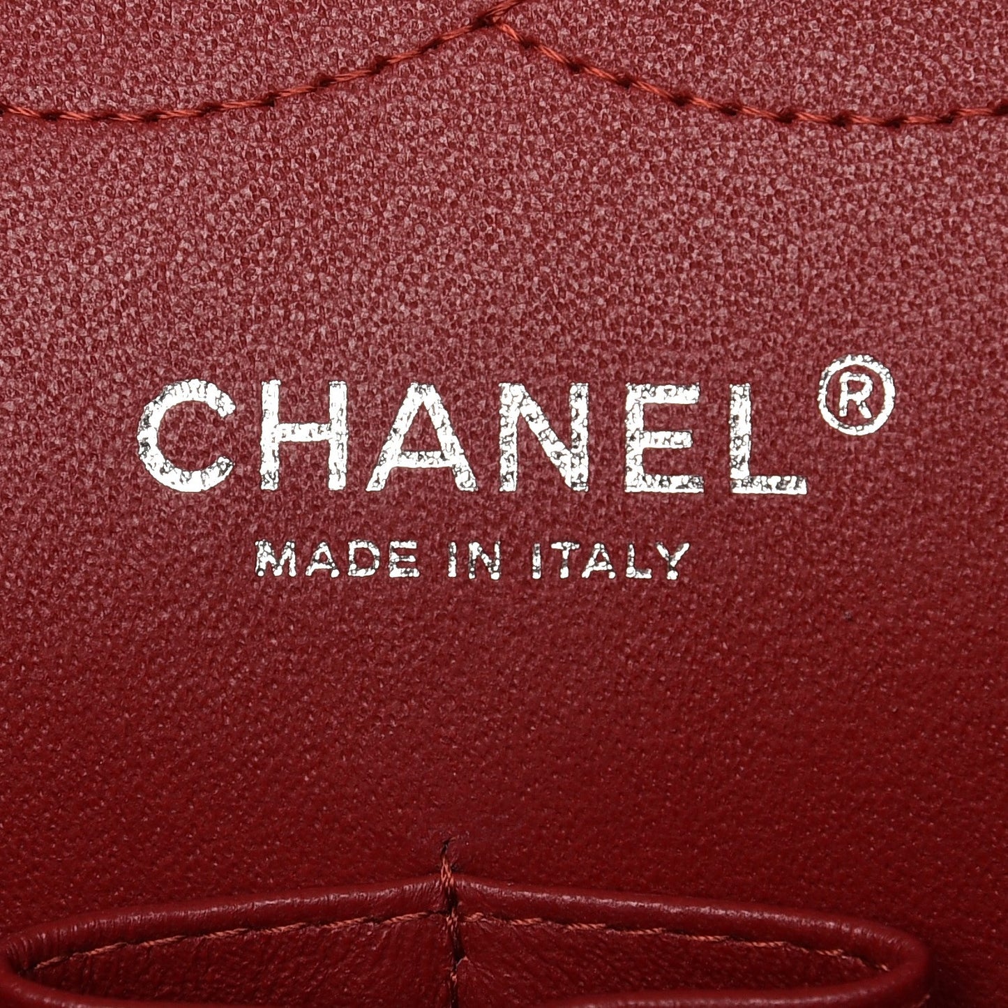 Caviar Quilted Jumbo Double Flap Red