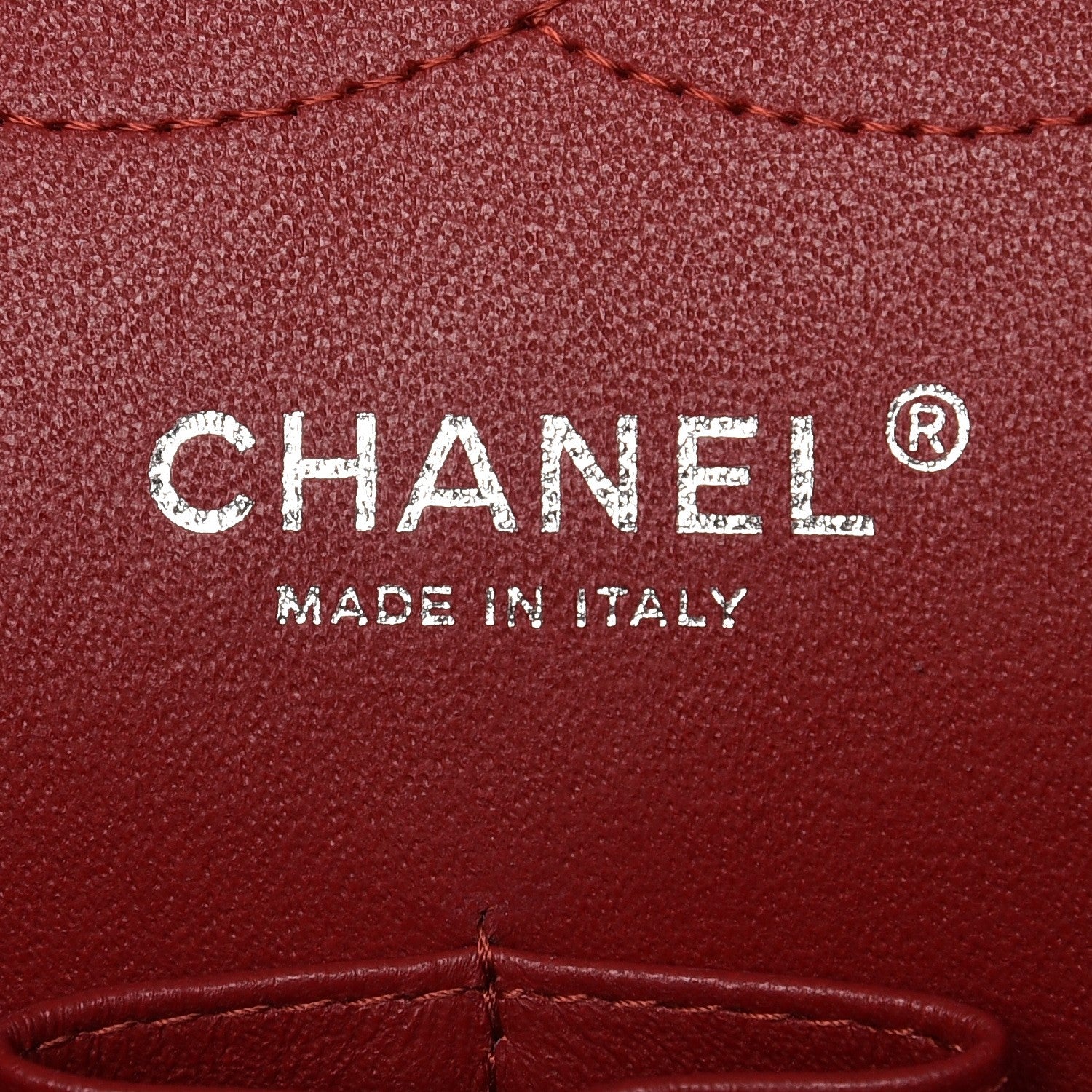 Chanel Caviar Quilted Jumbo Double Flap Red 6 of 9