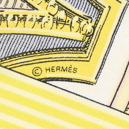 Hermes Cashmere Silk Grand Theatre Nouveau Shawl 140 3 of 4