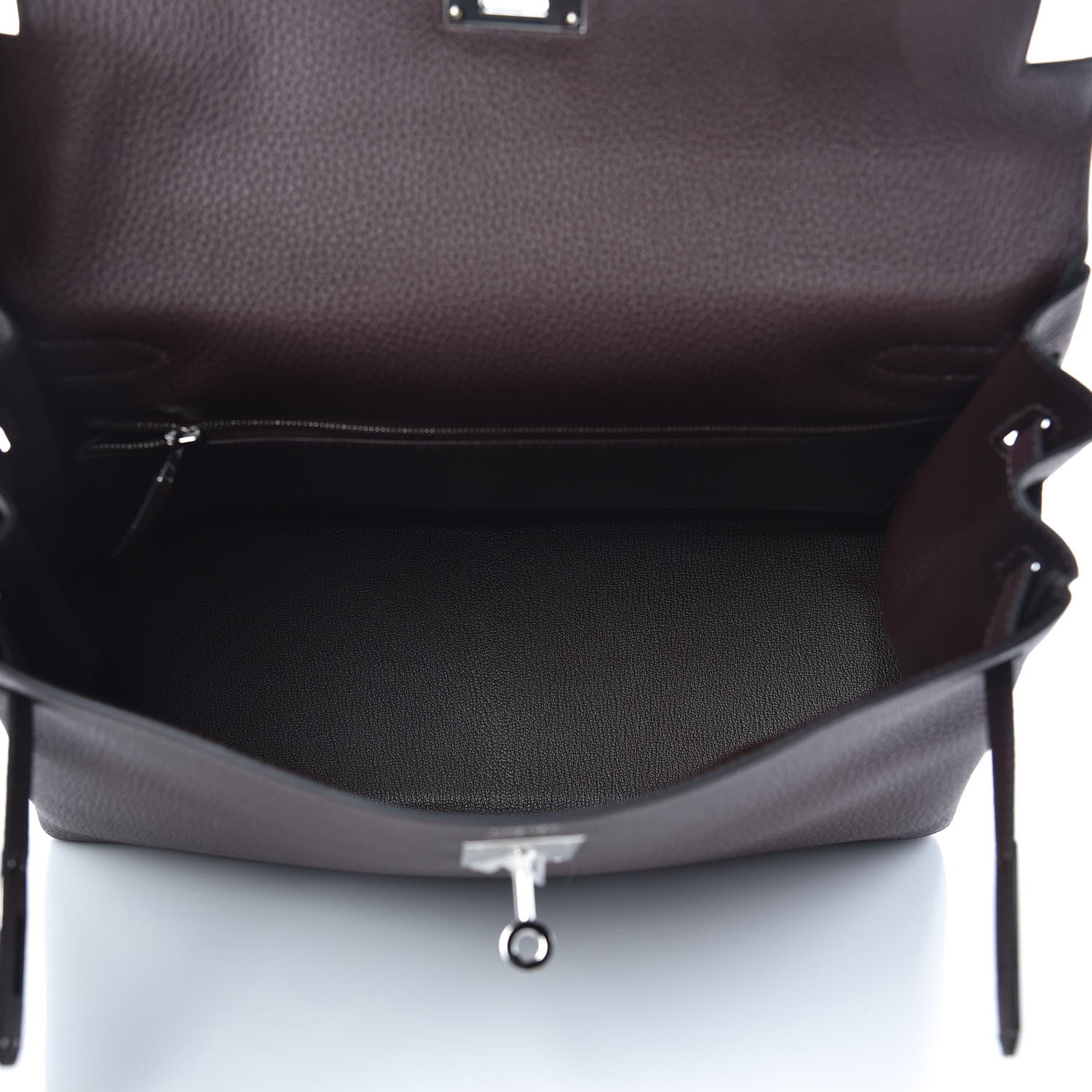 Hermes Togo Kelly Retourne 32 Chocolate 7 of 35