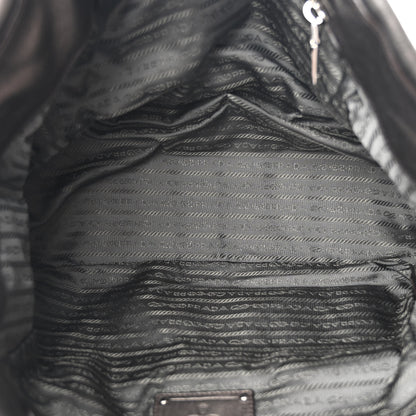 Prada Metallic Nappa Tessuto Nylon Mordore Stripes Tote Ardesia Mord 5 of 10