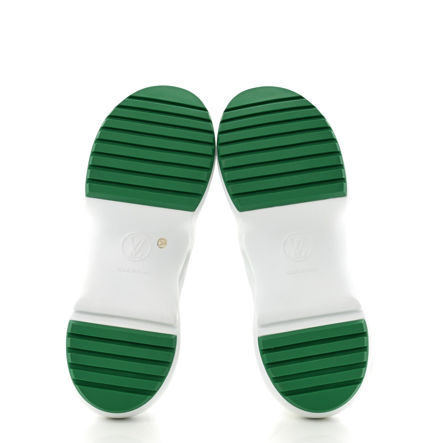 Louis Vuitton Jacquard Velvet Monogram LV Archlight Sneakers 37 White Vert 6 of 9