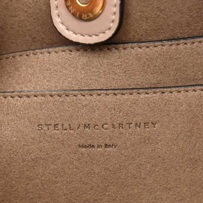 Stella McCartney Eco Alter Nappa Perforated Logo Mini Crossbody Dark Taupe 6 of 13