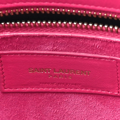 Saint Laurent Calfskin Small Sac De Jour Lipstick Fuchsia 6 of 14