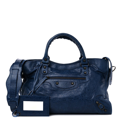 Balenciaga Agneau Classic Hardware City Bleu Mineral 1 of 14