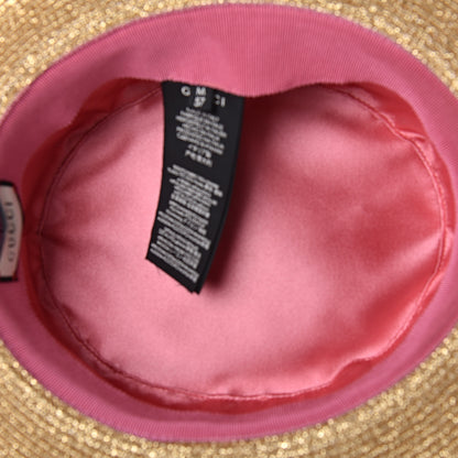 Gucci Lame Papier Hat M Black Gold 5 of 8
