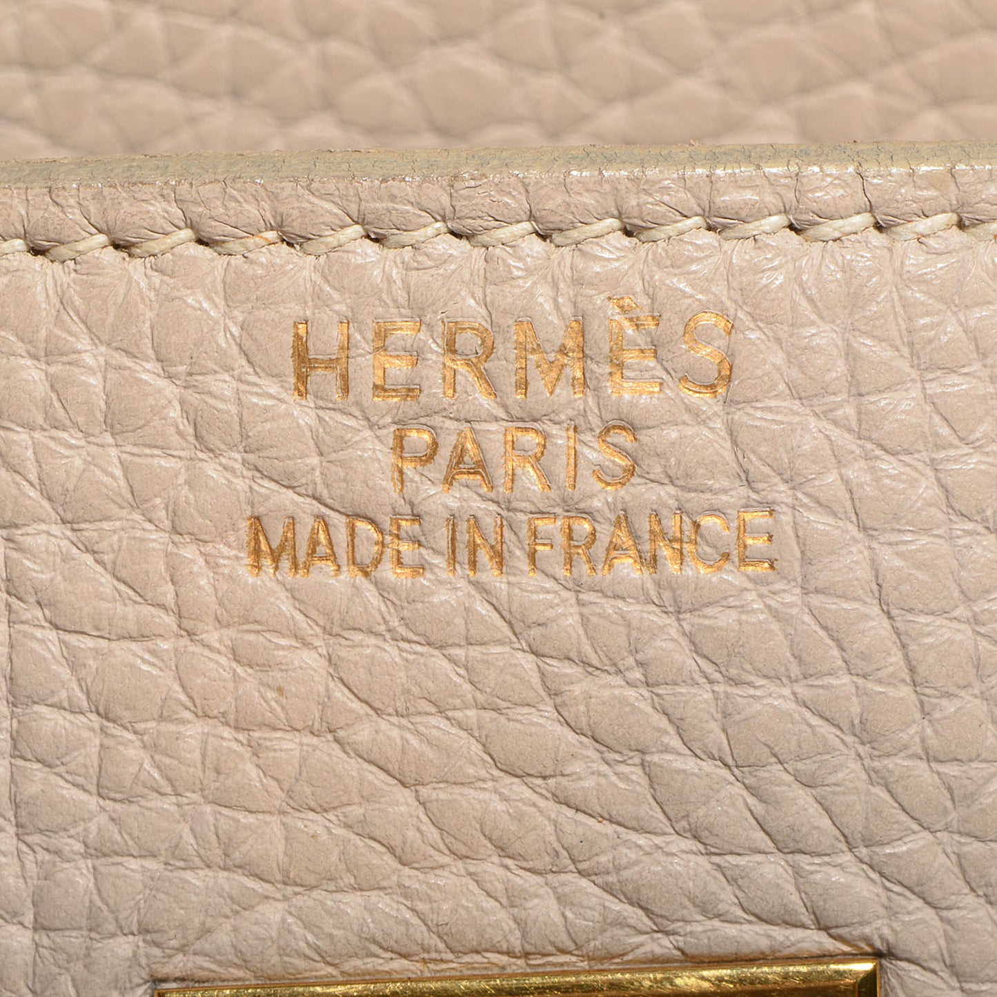 Taurillon Clemence Amazonia Birkin 35 Parchemin