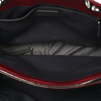Chanel Caviar Quilted Grand Shopping Tote GST Red 5 of 12
