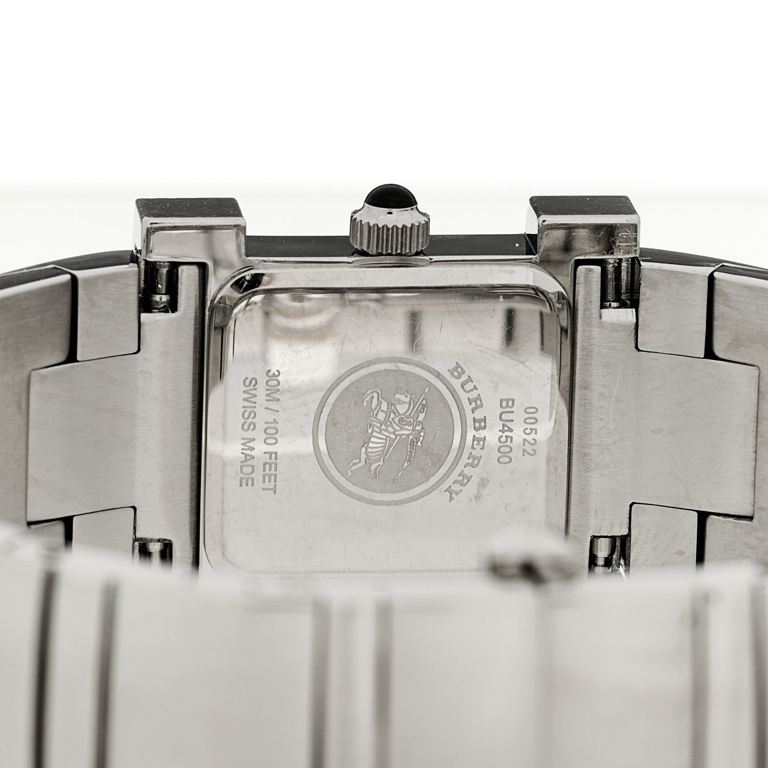 Burberry Stainless Steel Diamond Mother of Pearl 24mm Quartz Watch BU4500 4 of 4