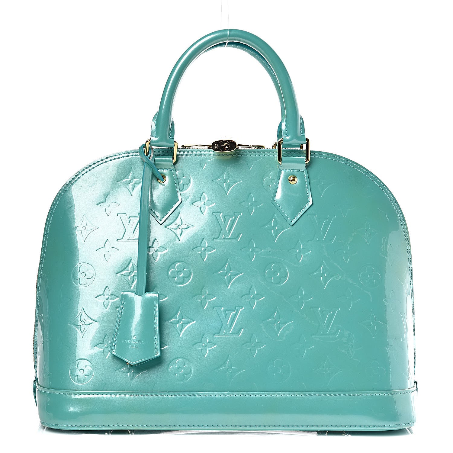 Louis Vuitton Vernis Alma PM Blue Lagon 1 of 16