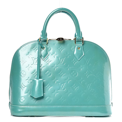 Louis Vuitton Vernis Alma PM Blue Lagon 1 of 16