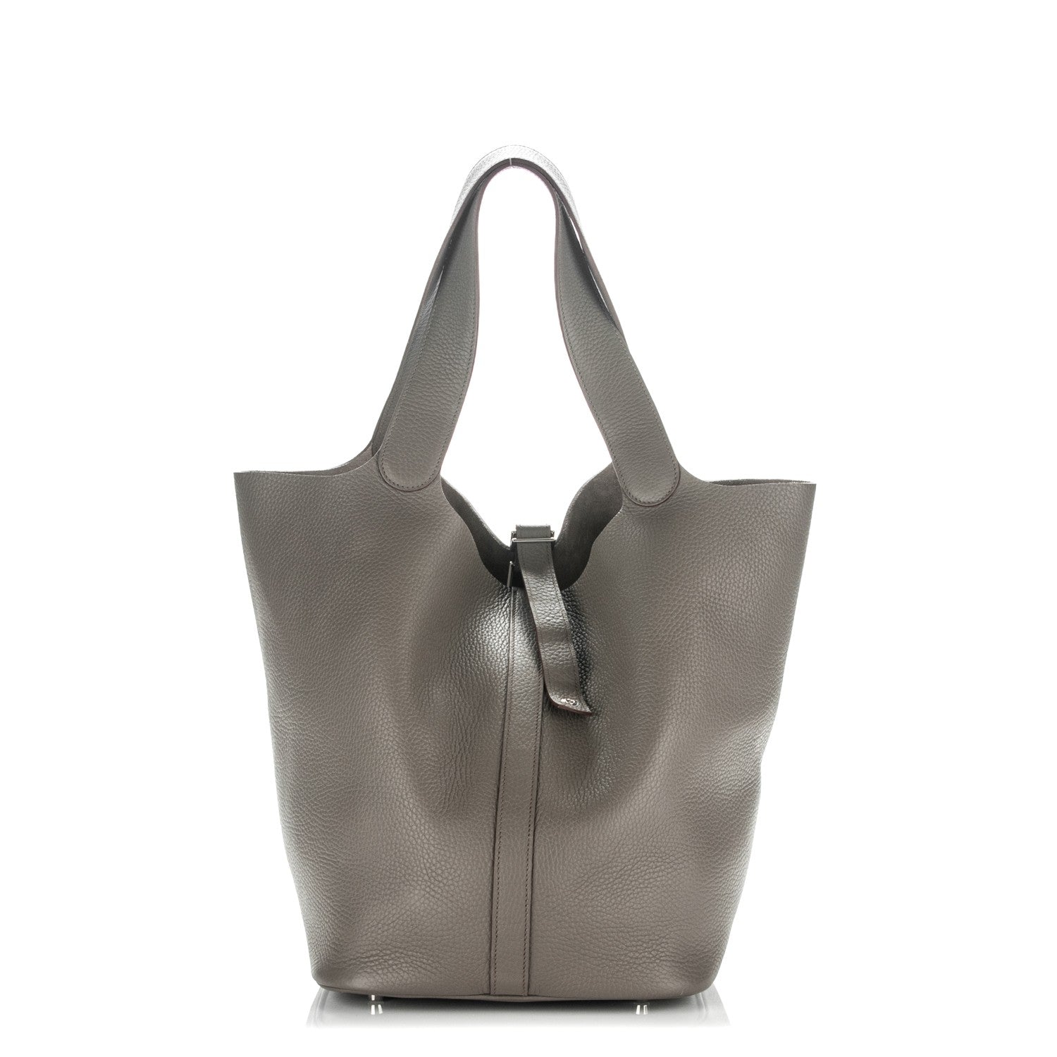 Hermes Taurillon Clemence Picotin TGM Etain 1 of 7