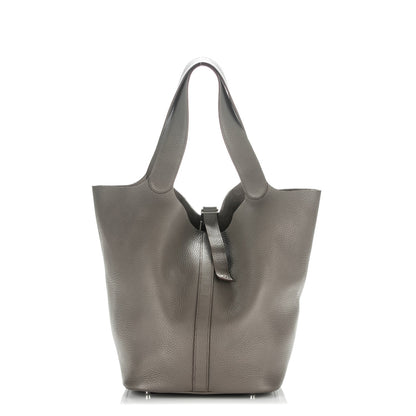 Hermes Taurillon Clemence Picotin TGM Etain 1 of 7