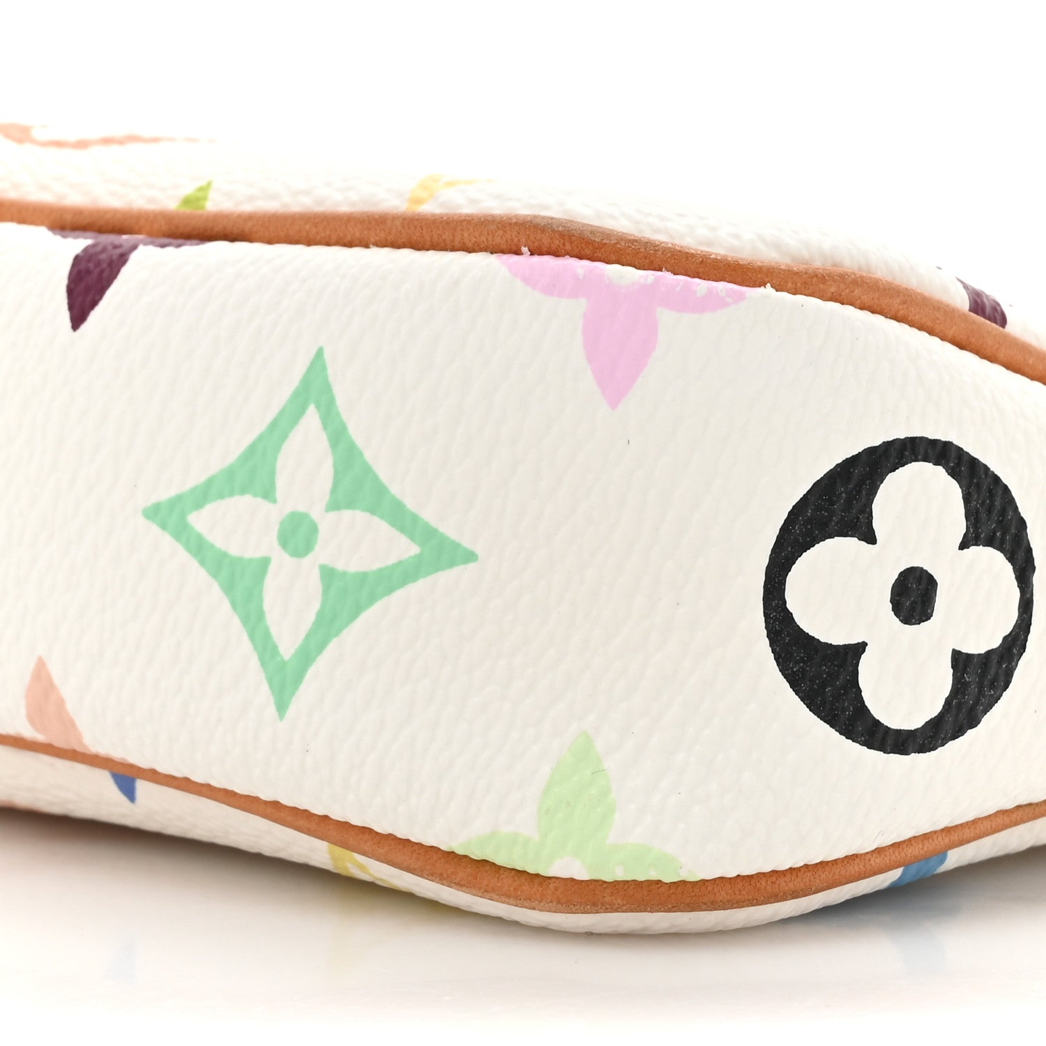 Louis Vuitton Monogram Multicolor Pochette Accessories White 9 of 13