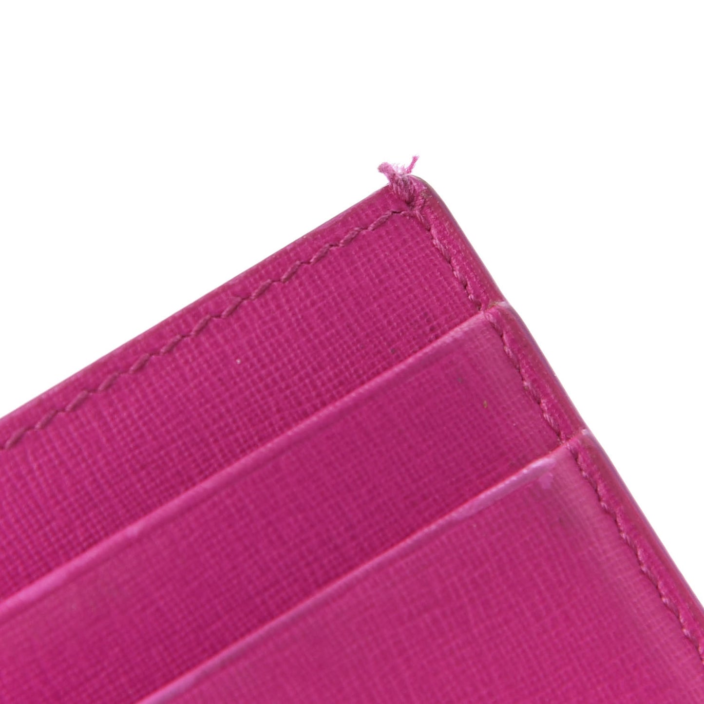 Calfskin Multi Card Case Rose Magenta