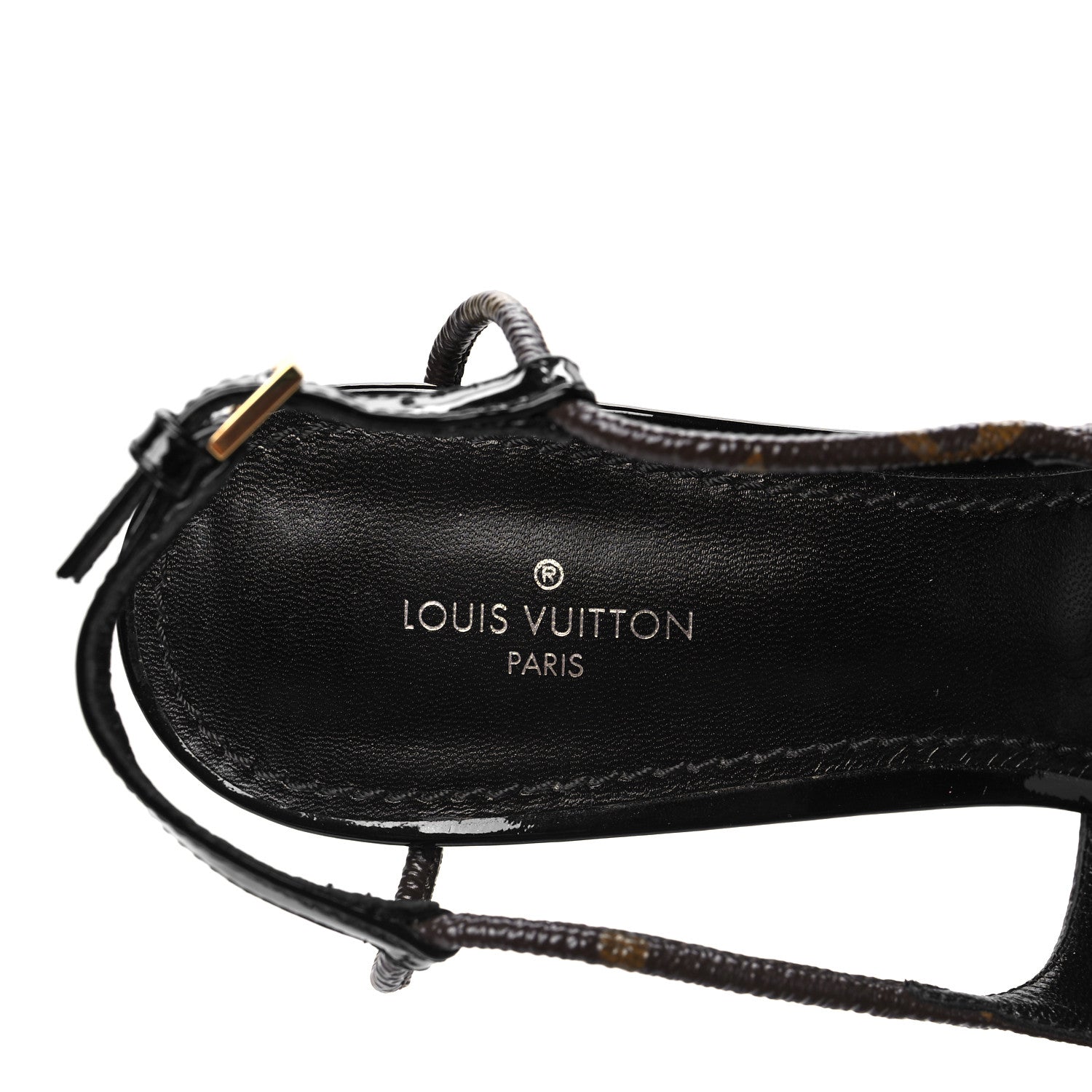 Louis Vuitton Monogram Cherie Slingback Pumps 37.5 8 of 9