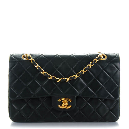 Chanel Lambskin Quilted Medium Double Flap Black 1 of 13