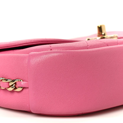Chanel Goatskin Stitched Casual Trip Single Flap Pink 9 of 11