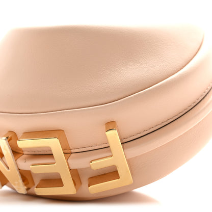 Fendi Vitello Grace Matte Nano Fendigraphy Hobo Charm Light Rose 10 of 10