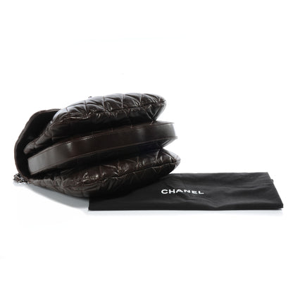Chanel Lambskin Quilted 3 Large Flap Dark Brown 5 of 8